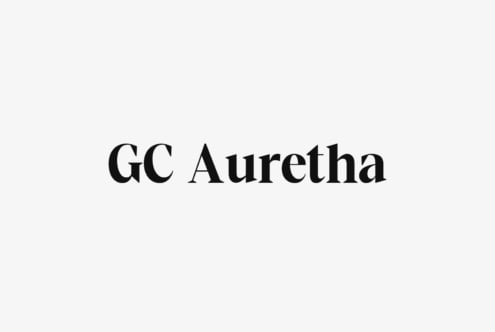 GC Auretha font by Glyphonic