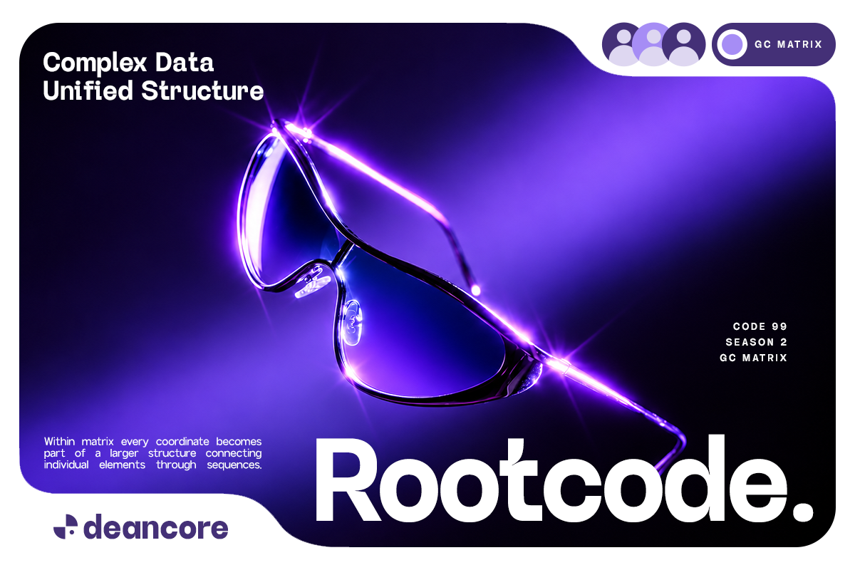 Neon sunglasses glowing purple with sci-fi tech vibes on dark background mockup
