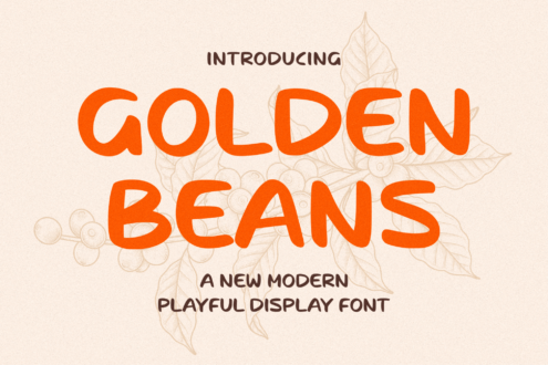 Golden Beans font by Anxietype Foundry