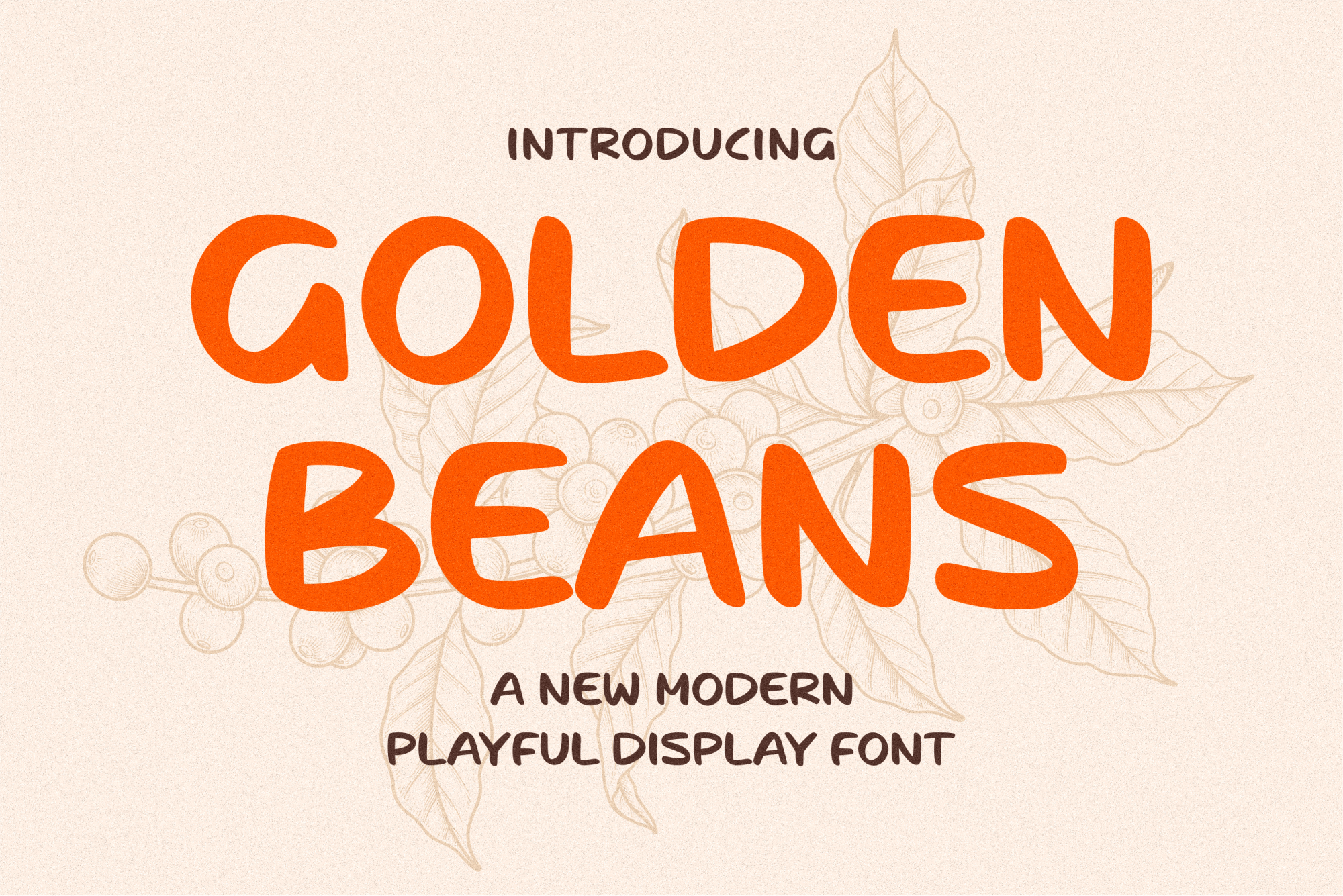Golden Beans font by Anxietype Foundry