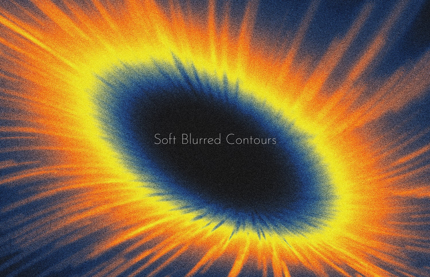 Radiant gradient background with soft blurred edges fading from yellow to blue to orange