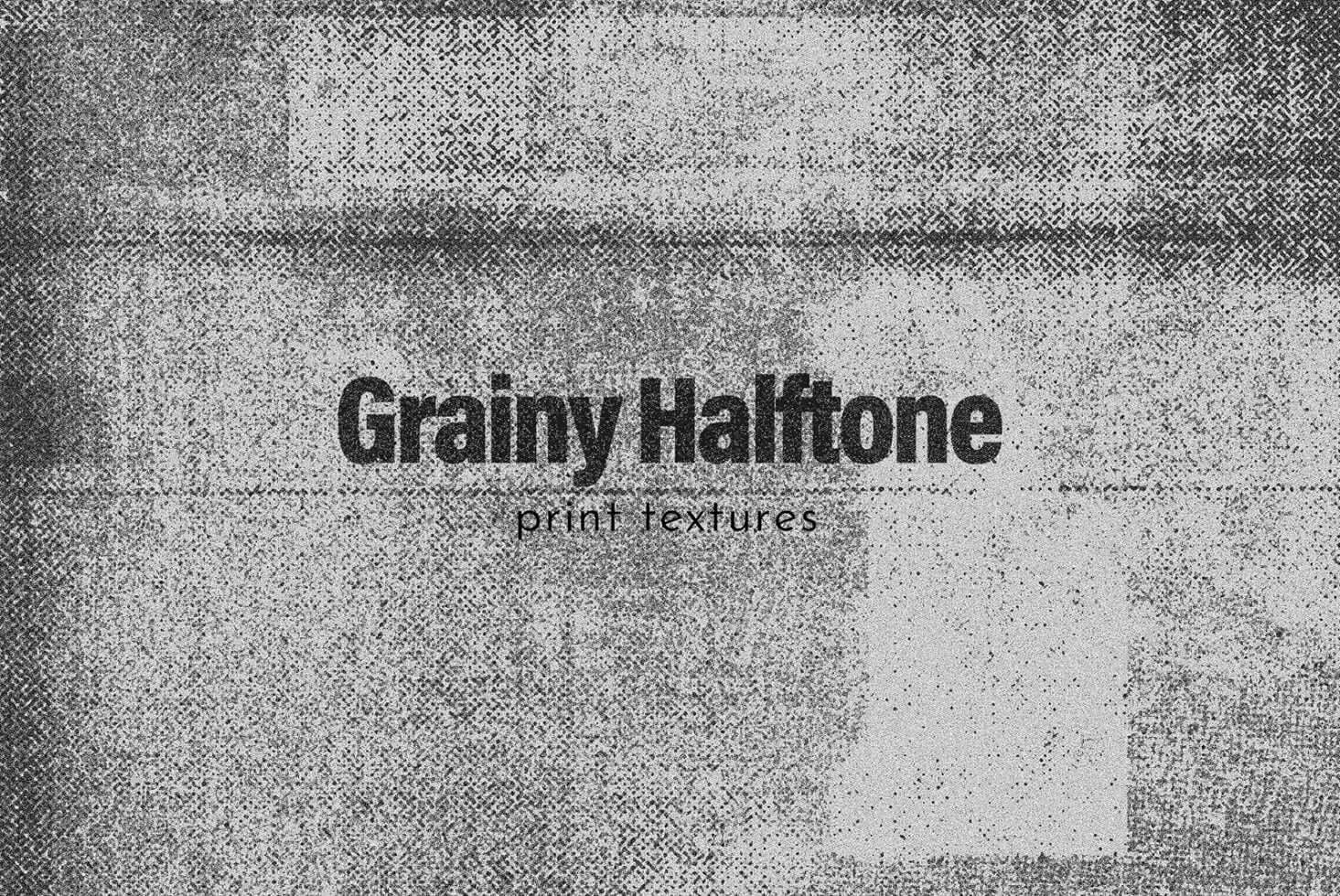 Grainy halftone texture overlay with distressed dot pattern throughout