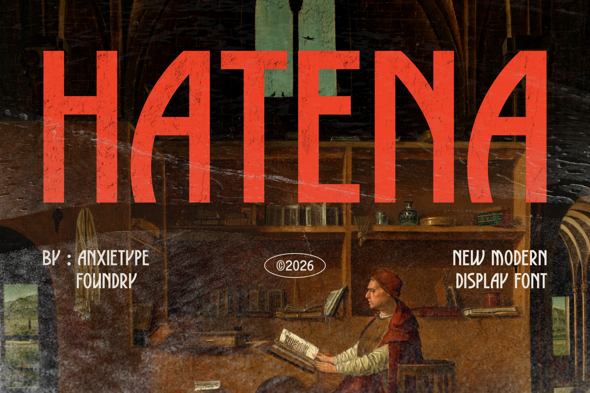 Hatena font by Anxietype Foundry