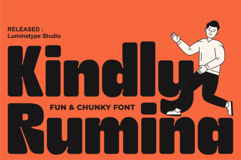 Kindly Rumina font by Luminatype Studio