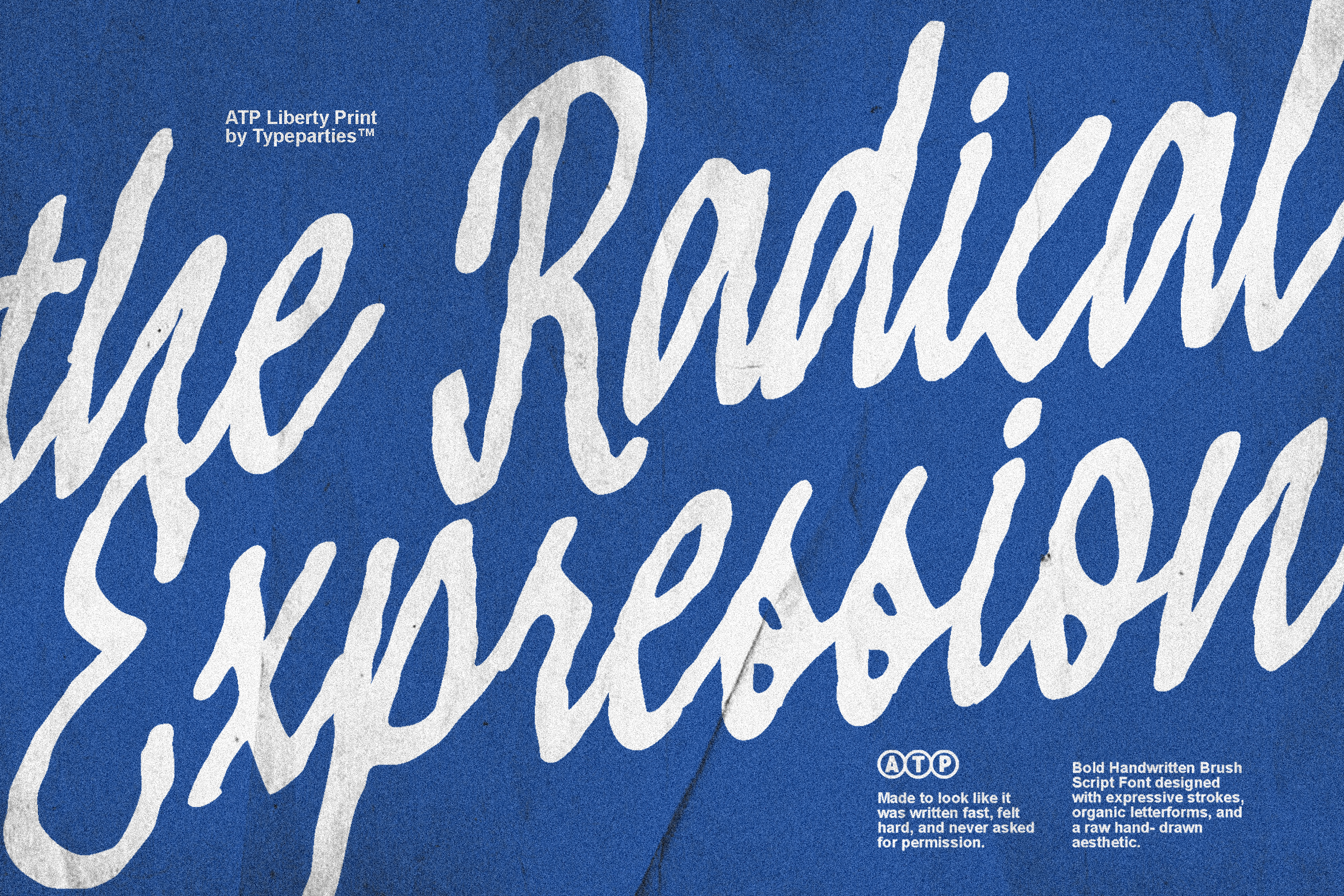 Liberty Print font by Typeparties