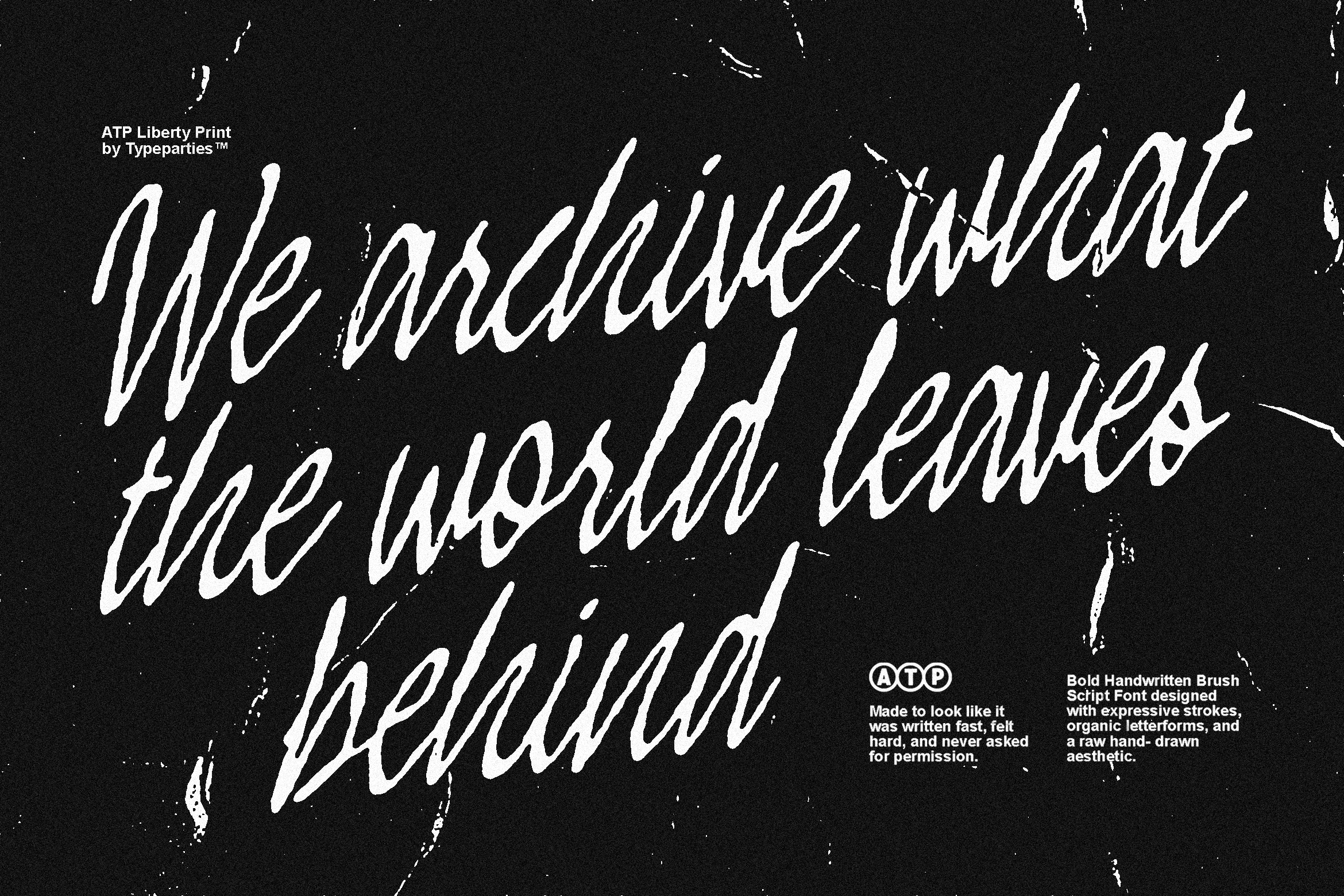 Liberty Print font by Typeparties