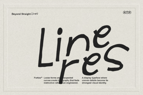 Lineres font by Typeparties