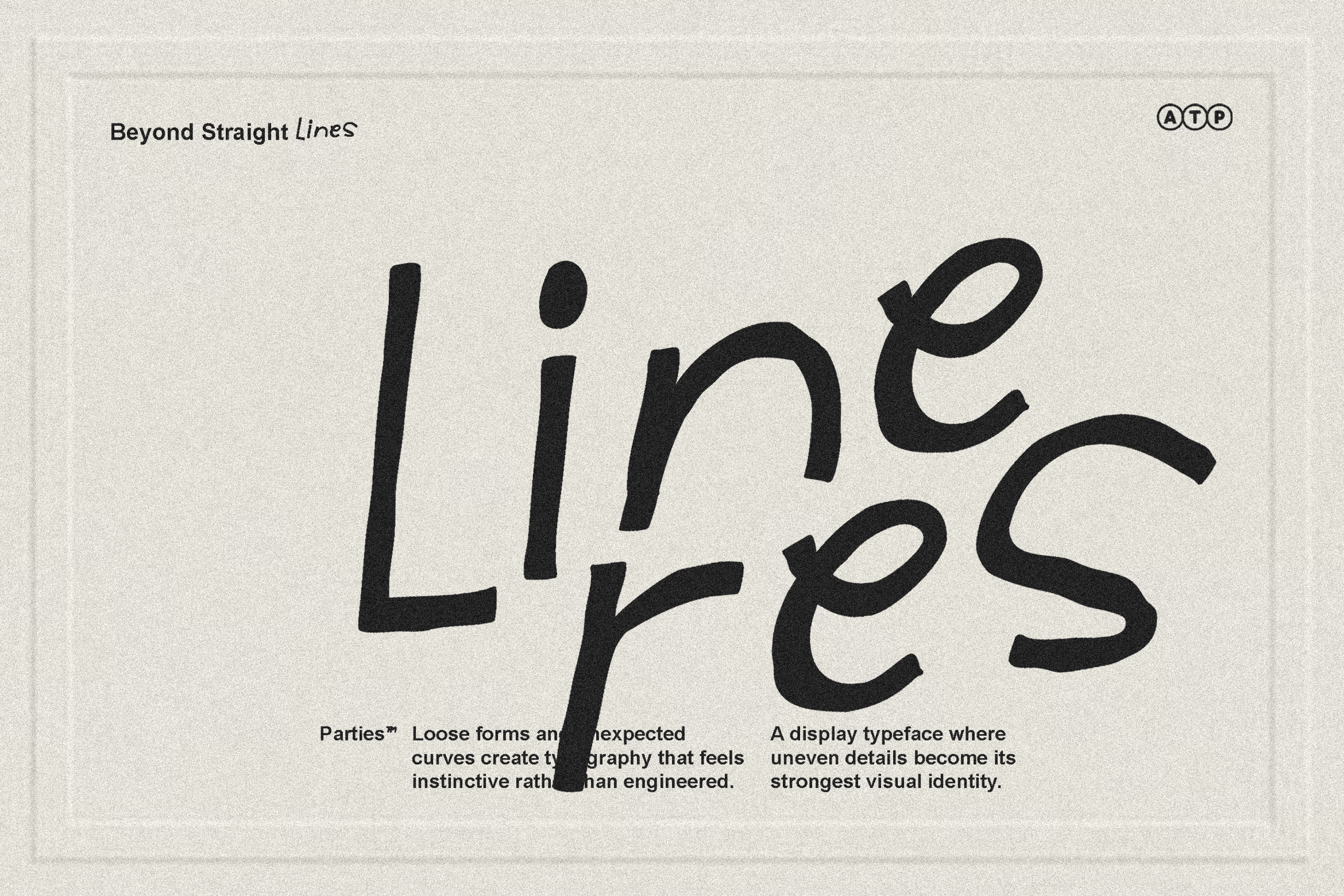 Lineres font by Typeparties