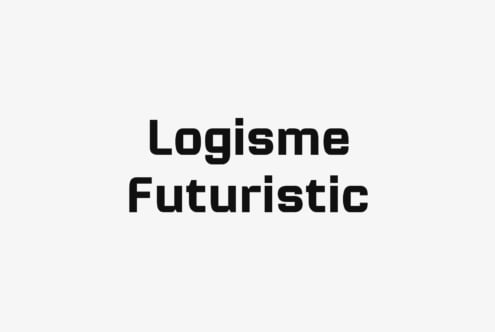 Logisme Futuristic font by HolisFonts