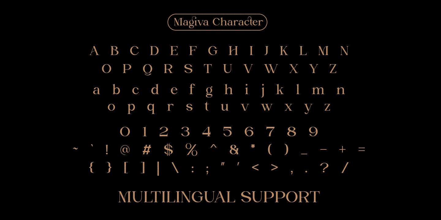Malgiva font by Ragamkata Studio