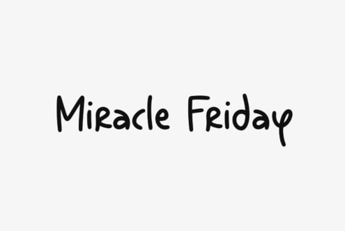 Miracle Friday font by Anxietype Foundry