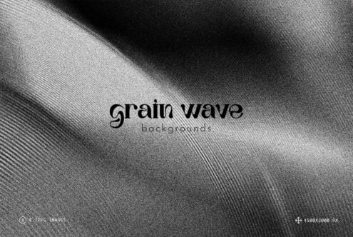Grainy wave backgrounds with diagonal line textures in black, white, moody tones