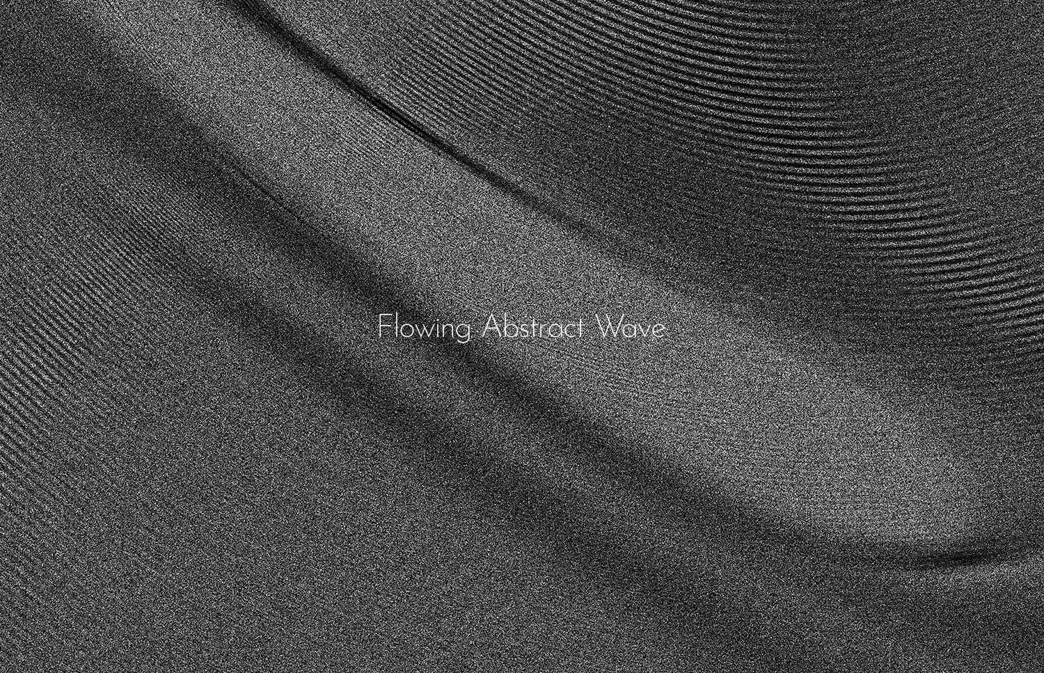 Grainy dark textured background with flowing wave lines curving across the surface