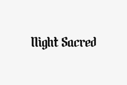 Night Sacred font by Say Studio