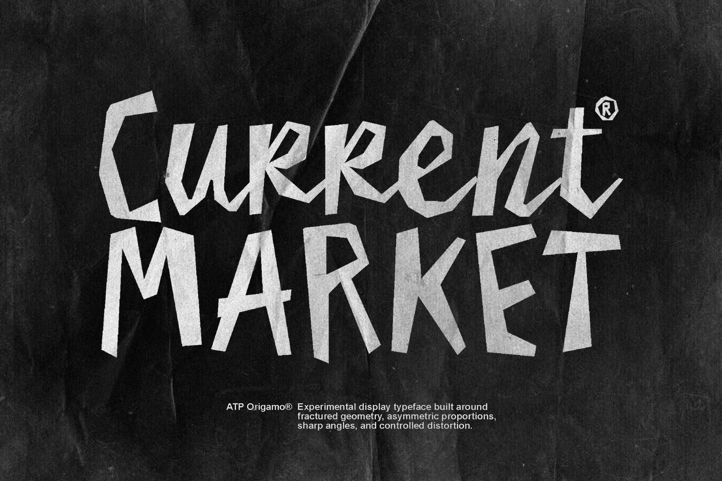 Origamo font by Typeparties