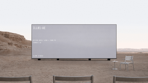 Outdoor Conference Screen AE Mockup ILL01-AE by Illmo