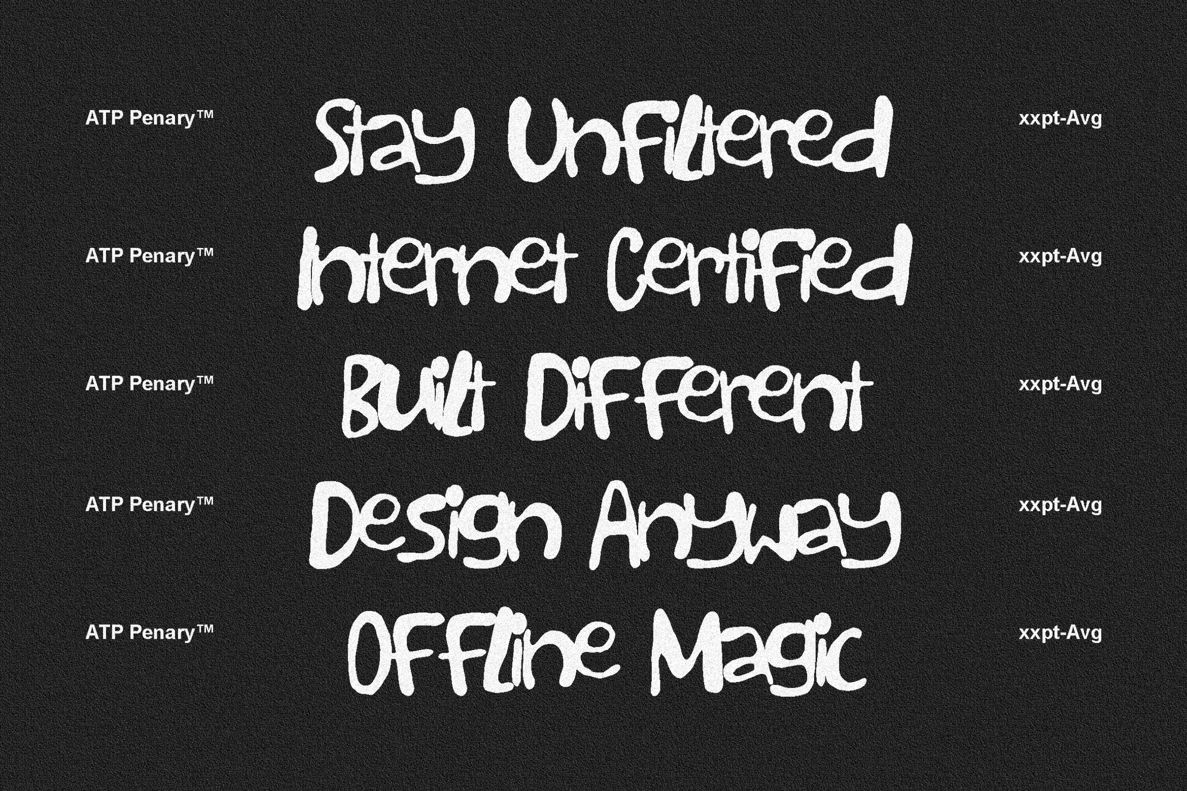 Penary font by Typeparties