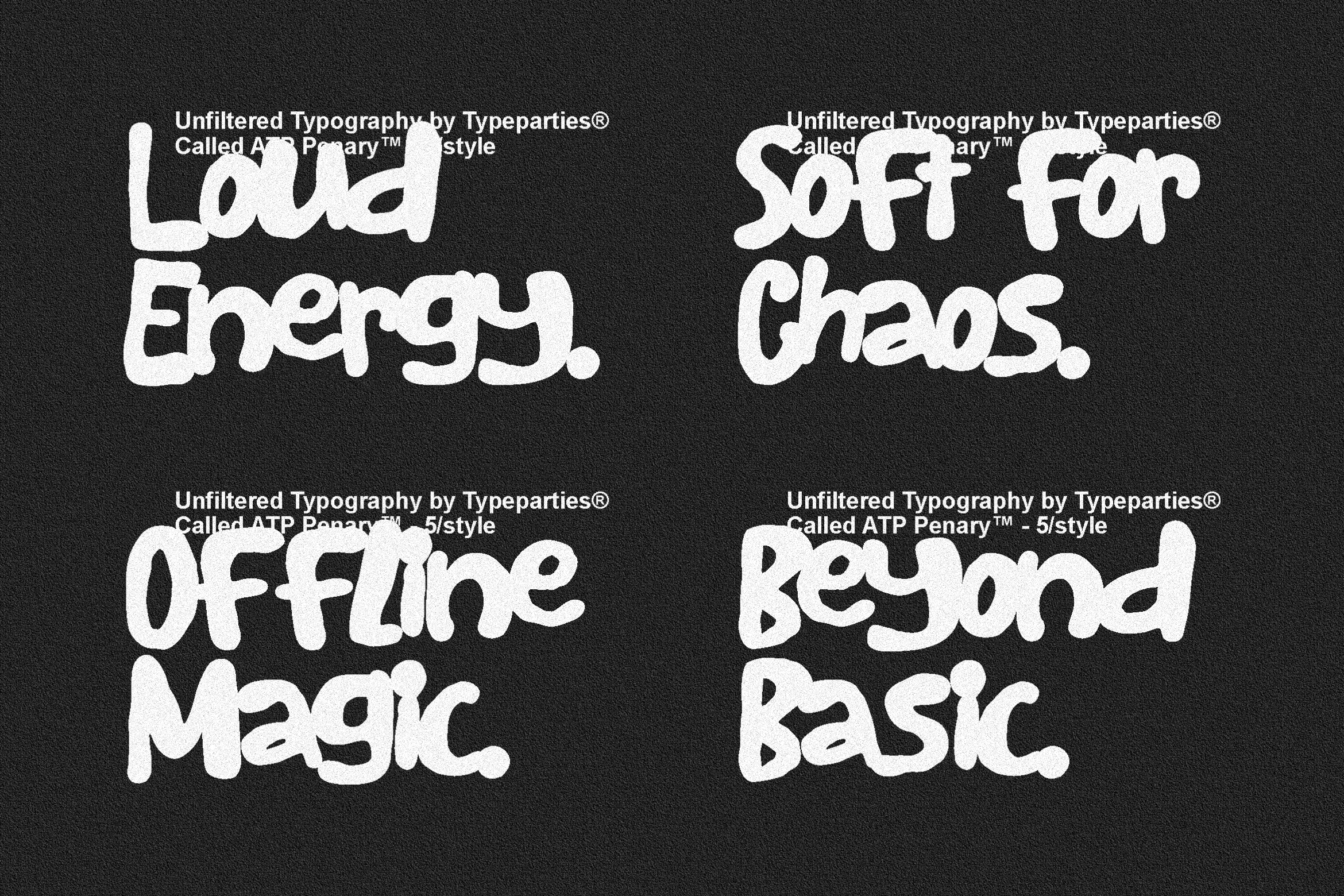 Penary font by Typeparties