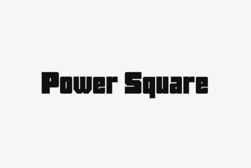 Power Square font by Say Studio