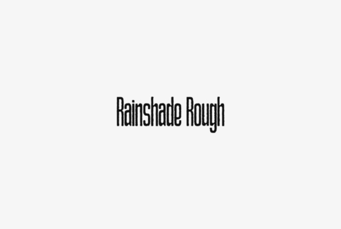 Rainshade Rough font by Typeparties