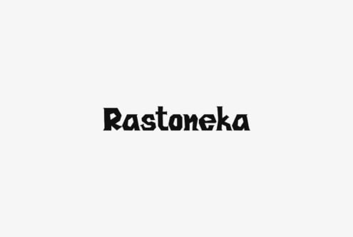 Rastoneka font by Riff Type