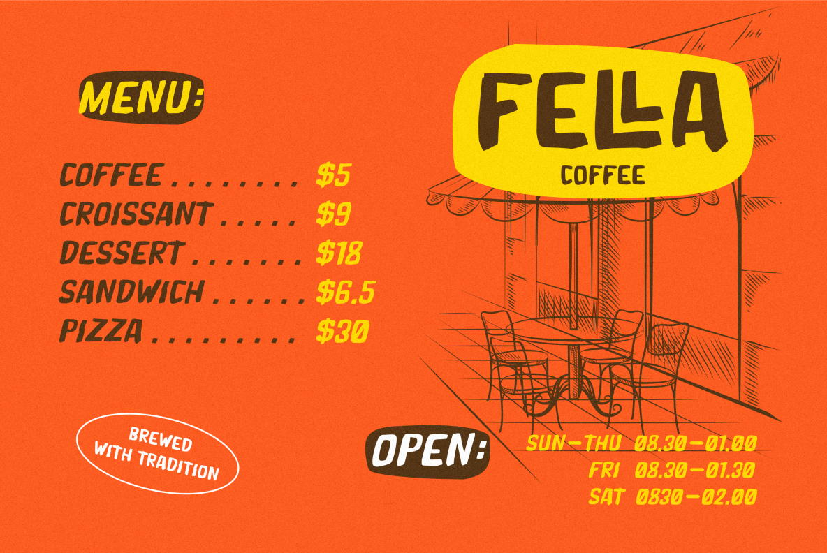 Rellia font by Anxietype Foundry