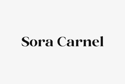 Sora Carnel font by Say Studio
