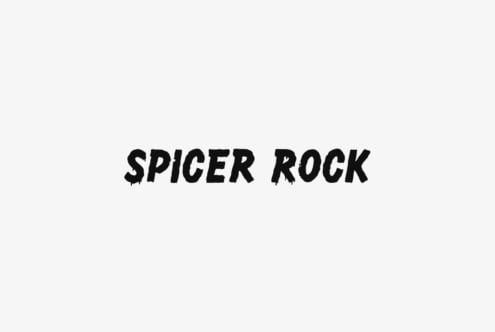 Spicer Rock font by HolisFonts
