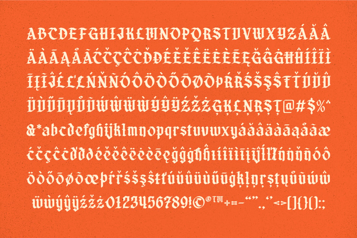Tharven font by Sekyra Lab