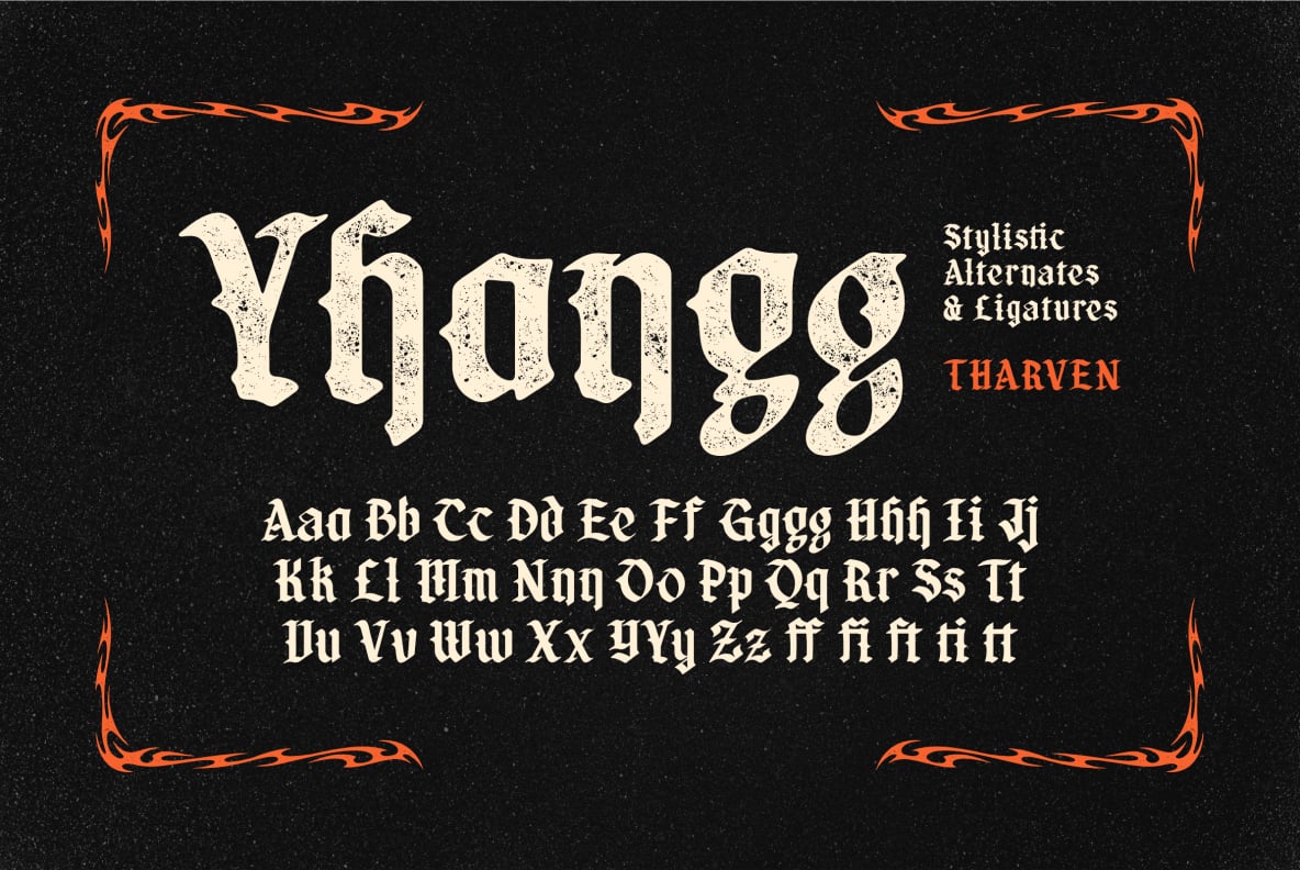 Tharven font by Sekyra Lab
