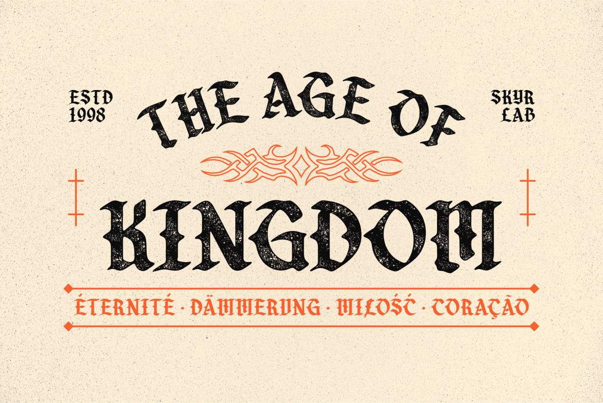 Tharven font by Sekyra Lab
