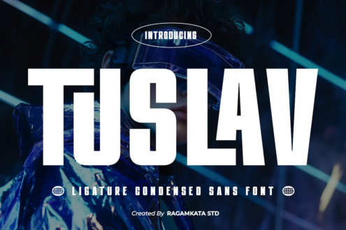 TUSLAV font by Ragamkata Studio