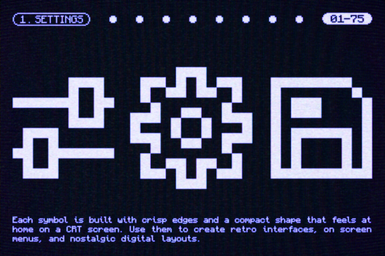 VCR Pixel Menu Graphics graphic by Pixelbuddha