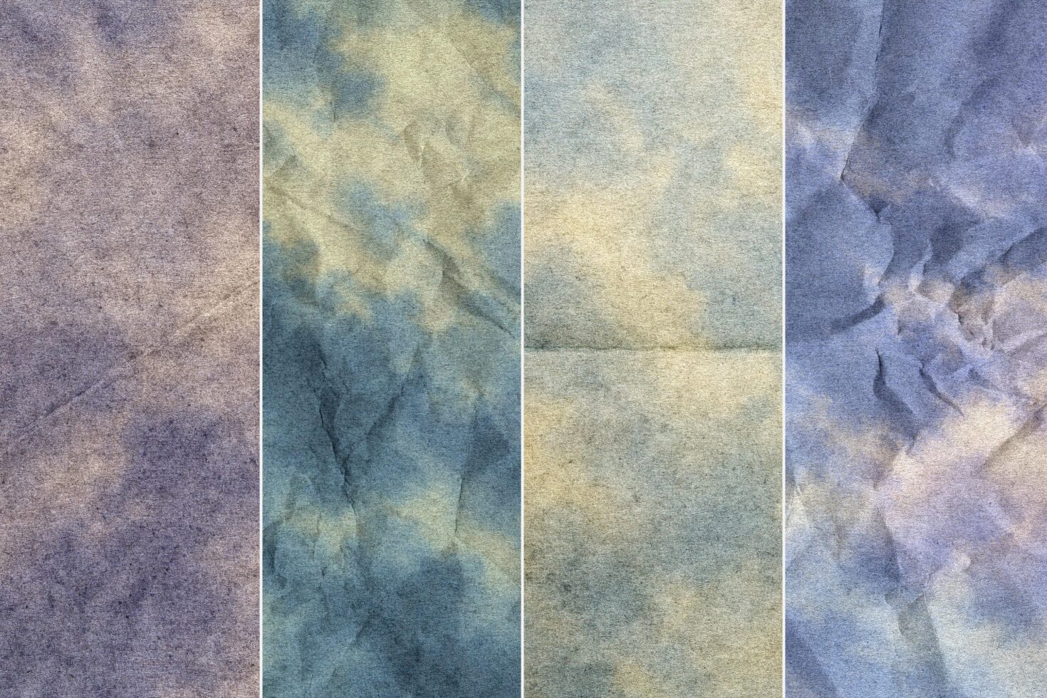 Soft watercolor textures in muted mauve, teal, cream, with organic wash effects